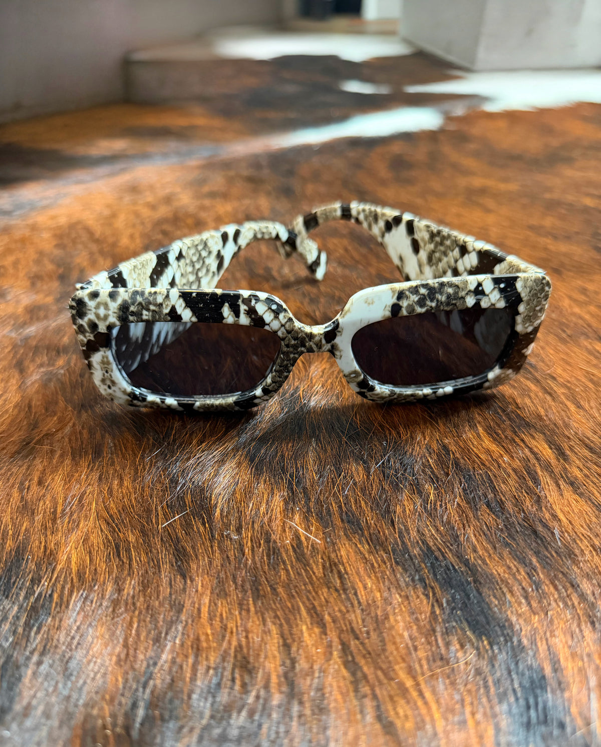 Snake Skin Sunglasses
